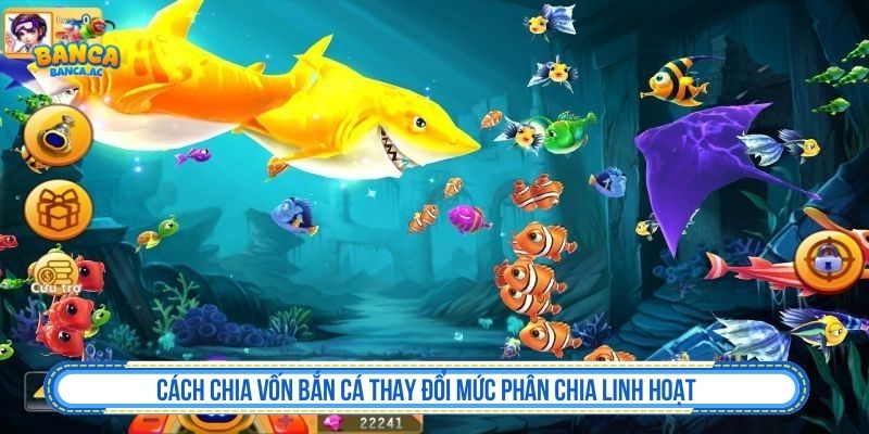 Cách chia vốn bắn cá thay đổi mức phân chia linh hoạt